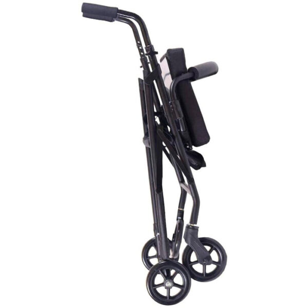 Andador plegable de 4 ruedas con frenos[print-location] - Imagen 2