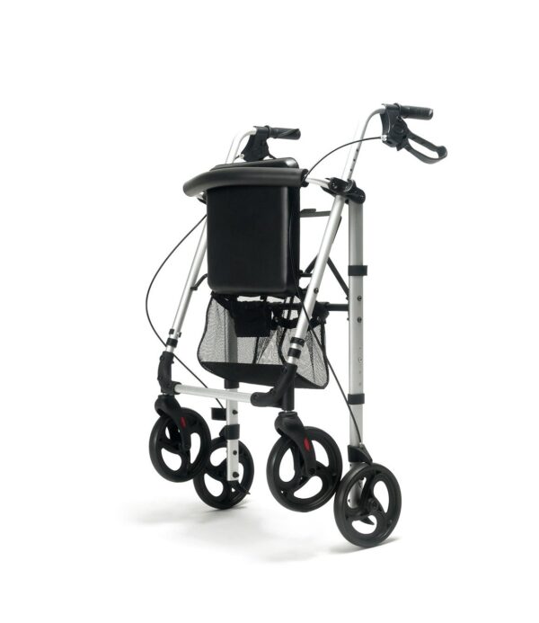 Andador plegable de 4 ruedas Eco Plus con frenos de maneta - Imagen 2