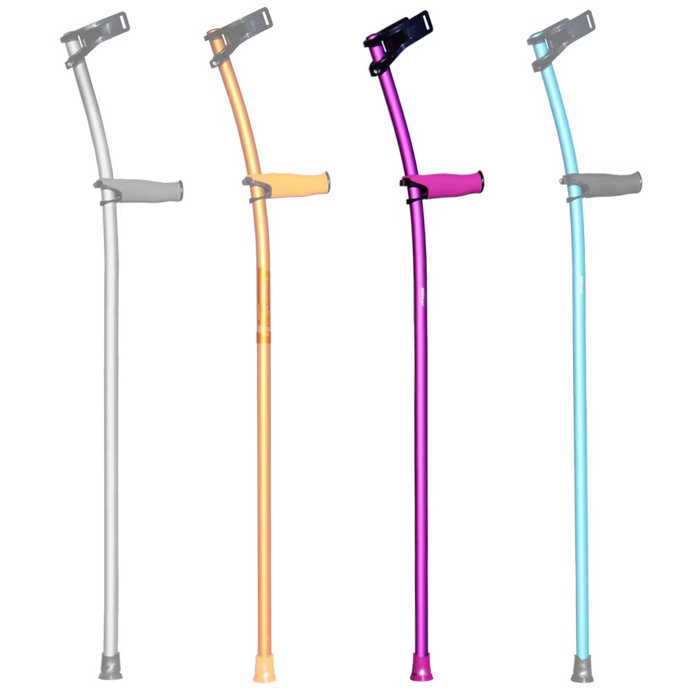 Muleta de aluminio aeroespacial INDESMED sin abrazadera