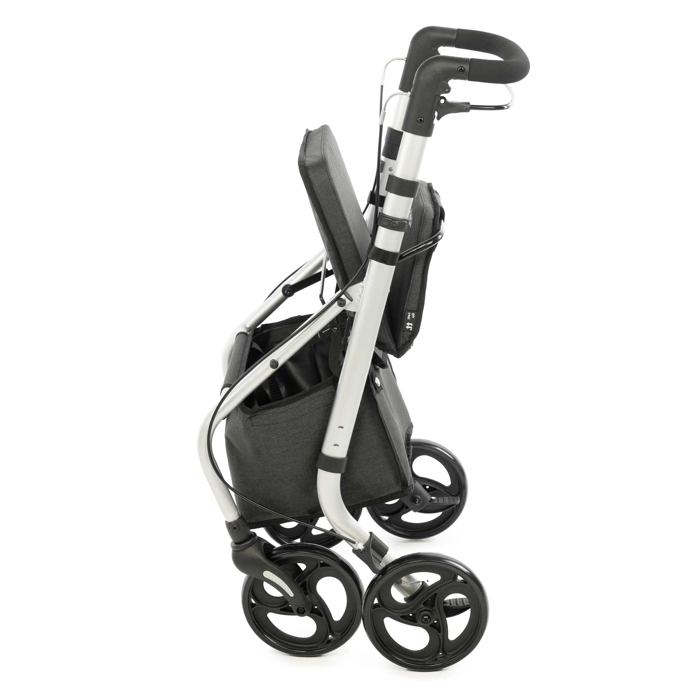 Andador plegable con cómodo asiento y frenos longiudinales LETT GO - Imagen 2