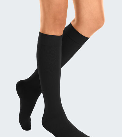 Media de compresión cotton bajo rodilla